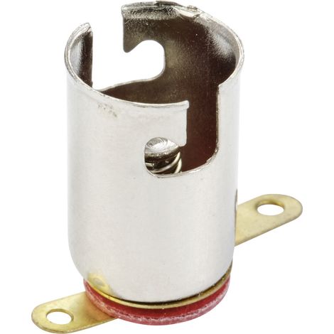 TRU COMPONENTS TC-10477736 Lampenfassung Sockel (Miniaturlampen): BA9s Anschluss (Sockel): Lötöse 1 (1/4)