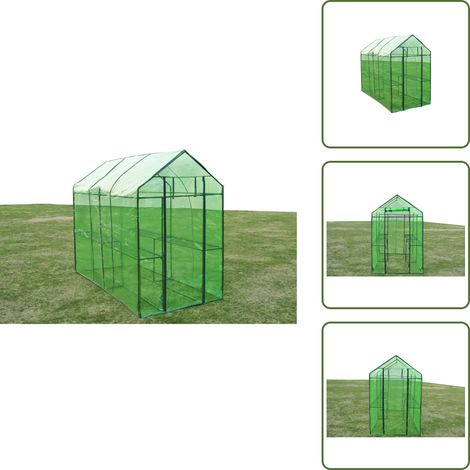 Gewächshaus Stahl XL - Gewächshaus - Treibhaus - Gartenhaus - Kunststoff Greenhouse - Gartengeräte