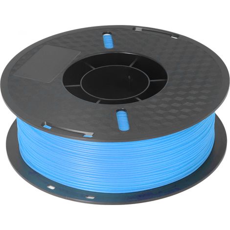 Consommables d'impression 3D PLA 1,75 mm 1 kg, câblage soigné, précision ±0,02 mm, écologiques, sans fumée, sans odeur, vendus en lot, bleu ciel. (1/5)