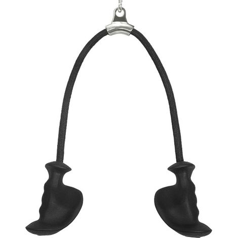 Cuerda de tríceps para entrenamiento con pesas, cuerda de tensión para trabajar bíceps y tríceps, para polea o torre de musculación
