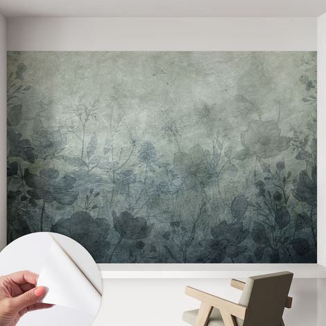 Fotomurale adesivo - parete decorativa - decorazione casa - stile moderno parete - Eleganza vegetale 152x104 cm (1/5)
