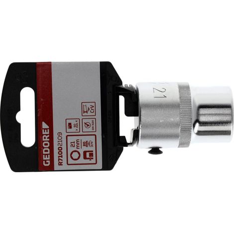 R71002109 Vaso para llave de vaso 3/4" hexagonal 21 mm longitud 50 mm (1/4)