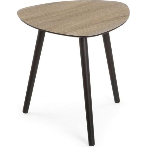 Tavolino Basso Design Scandinavo Legno MDF Pino per Salotto 40x40x40cm (1/5)