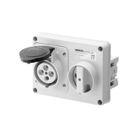 SOC.PR.VE.H.S.F.3P+N+T 16A 500V 7H SBF GEWISS GW66111