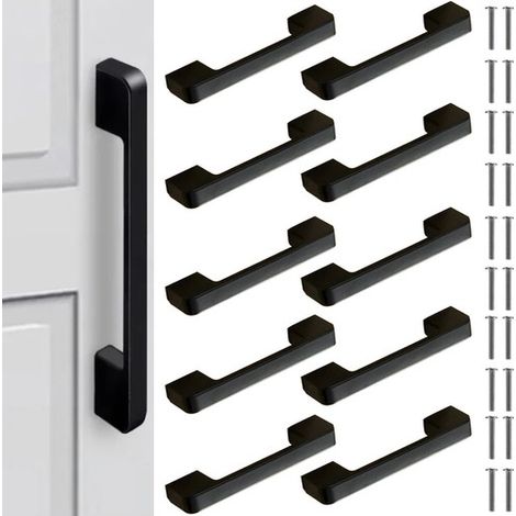 Poignées de meubles en aluminium pour armoires et tiroirs – Lot de 10 (1/5)