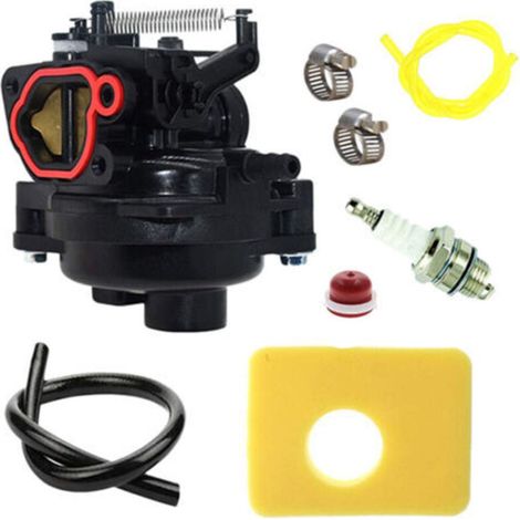 Carburetor for Briggs & Stratton Engines, Carburetor Air Filter Replacement with Accessories, Carburetor for Brush Cutter, Lawn Mower Carburetor for 799584 796584 591109 594058