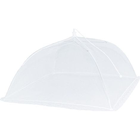 2 Pcs Cloche Alimentaire Pliable, Couvercle Alimentaire en Maille, Cloche Alimentaire Moustiquaire, Cloche a Fruit Anti Moucherons, Cloche Alimentaire Reutilisable, Cloche Fruits et Legumes (1/5)