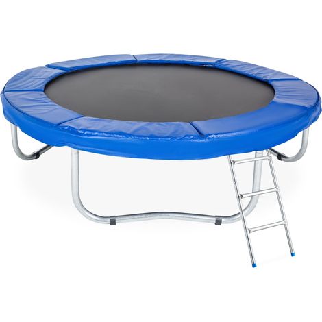 Scala di sicurezza per trampolino 97 x 38 x 6 cm montaggio facile acciaio argentato 130005606