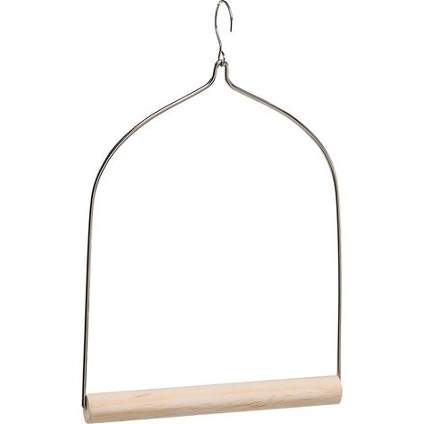 Ferplast Altalena PA 4086 Altalena per parrocchetti e calopsiti con posatoio in legno. Variante PA 4086 - Misure: 17 x h 24 cm - Ø 1.5 cm -