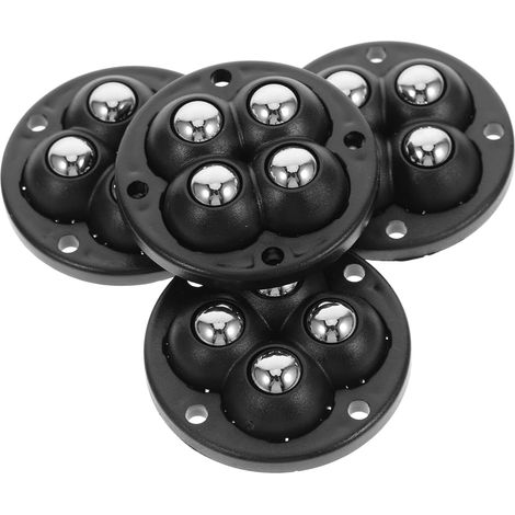 de 4 roulettes pivotantes adhésives pour meubles boîtes de (1/5)