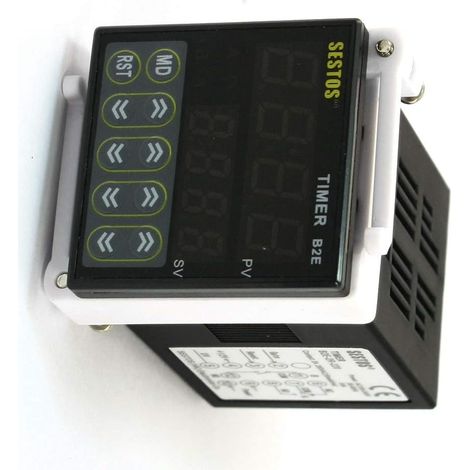 Minuterie numérique 4 bits, temporisation, 2 relais, AC 100-240V (7c089899e79dc72a74fcf8834cf590f2)