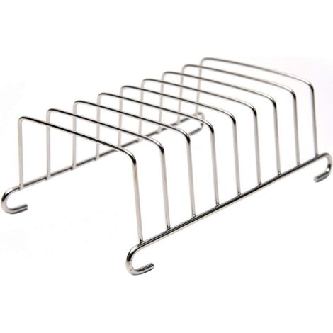 [NUNCA UTILIZADO]Rejilla para pan de acero inoxidable, rejilla para 8 rebanadas de pan, rejilla para tostadas, rejilla para rebanadas de pan, soporte de mesa, kit de accesorios para freidora de aire (1/5)