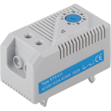 Thermostat Électromécanique Réglable 0-60℃ avec Bouton Bleu - Interrupteur de Contrôle de Température (1/5)