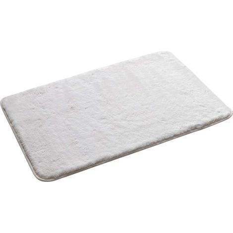 Sapho Accessori bagno Gedy - Tappeto da bagno 50x80 cm, con antiscivolo, bianco 96FY508002