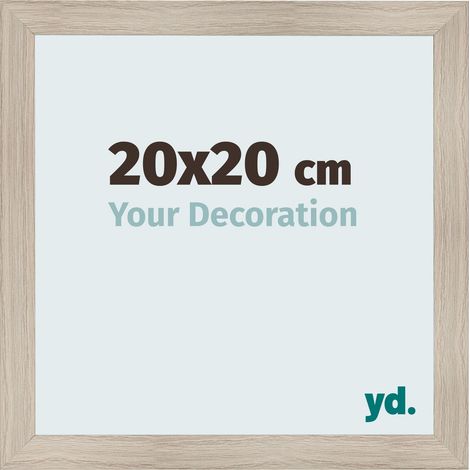 yd. - Cadre photo 20x20 - Chene Clair - MDF - Pisa (1/5)