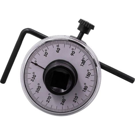 Clé dynamométrique angulaire 1/2 pouce 360° précision serrage angle outil mesure échelle claire réglable (1/5)