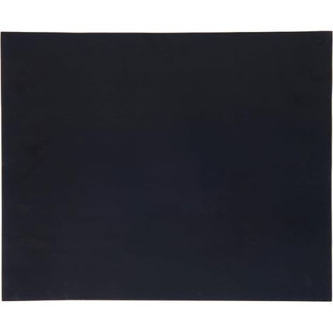 PRETYZOOM Feuilles tapis en PTFE tapis de cuisson gril Poêle à frire moule à tapis de séchage de vaisselle couverture de poêle tapis chauffant moule à tapis cuisson barbecue Black'-'-