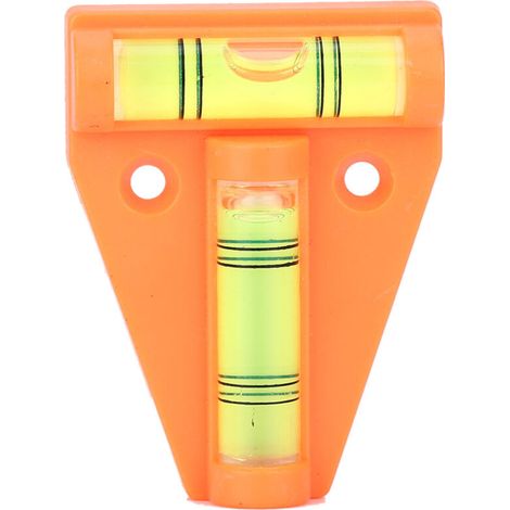 Niveau à bulle avec trou de fixation - Outil de mesure pour caméra (Orange)
