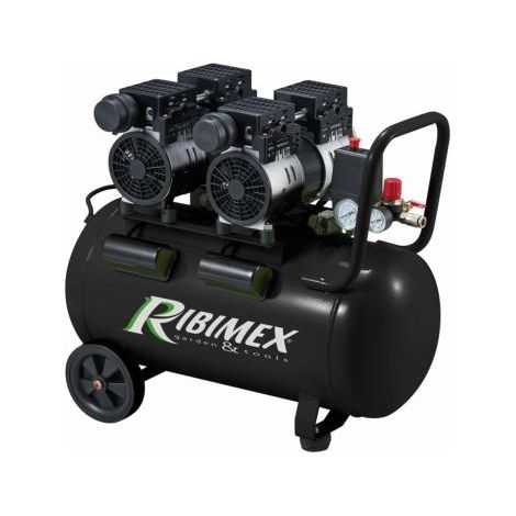 Compresseur d'air à batterie 220 -240 v - Ribimex - PRCOMP2/50SILR (1/2)