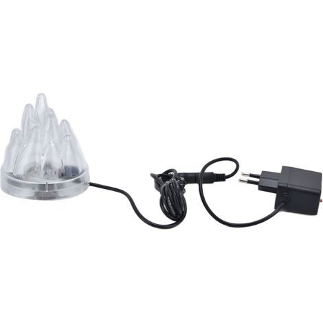 Lampe LED pour Aquarium avec Oxygénation, Coque Blanche et Lumière Rouge, 110‑240V Large Voltage, Décoration Colorée (1/5)