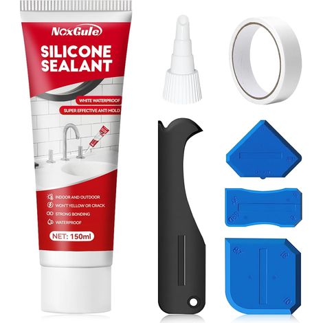 Silicone Salle de Bain, Joint Plan de Travail Cuisine, Imperméable (1/5)