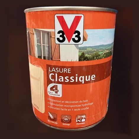 Lasure Classique 4 ans V33 Chêne foncé 1 L (1/2)