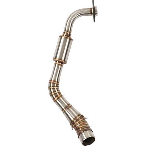 Pot d'échappement avant central avec résonateur en acier inoxydable pour moto NVX 155 125 AEROX 155 2016-2021 (1/5)