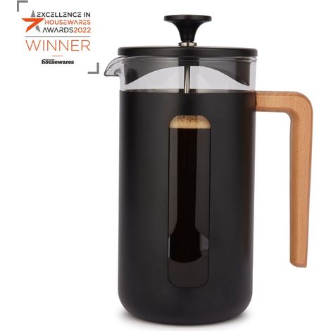 La Cafetera Pisa cafetera negra 1 litro elegante