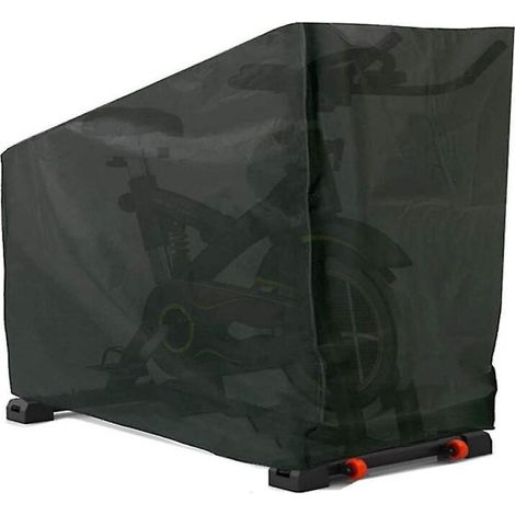 Housse de protection pour vélo d'exercice stationnaire, protection pour cyclisme en salle vertical, anti-poussière/imperméable à l'eau et au soleil (1/2)