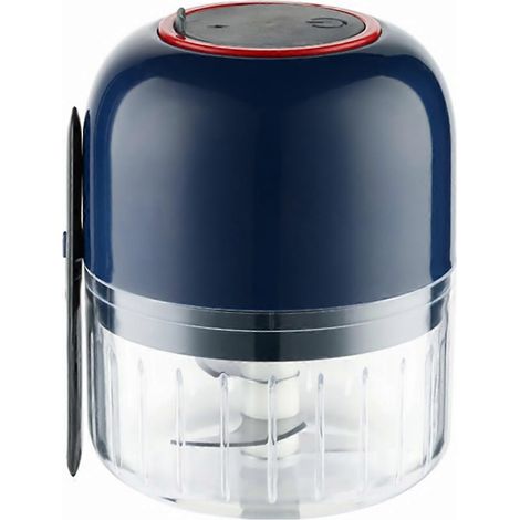 Presse-gingembre et presse-ail multifonctions rechargeables par USB-11.5X9CM-Dark Blue (1/4)