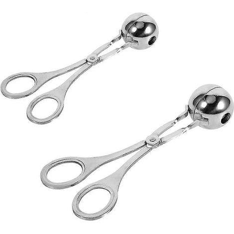 Cuillère à boulettes de viande en acier inoxydable pour pâte à biscuits (grande et petite) (1/4)