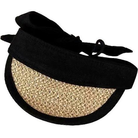 1. Schwarzer Stroh-Sommerhut für kleine Hunde – Sonnenschutzkostüm für mittelgroße bis kleine Welpen – Modeaccessoire für Haustiere (179 Zeichen)