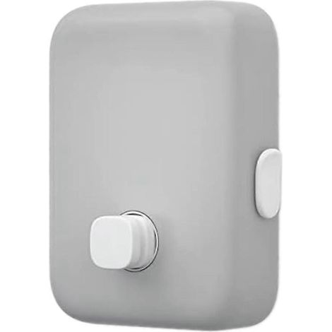 Étendoir à linge rétractable pour intérieur et extérieur, fixation murale, gris (1/4)
