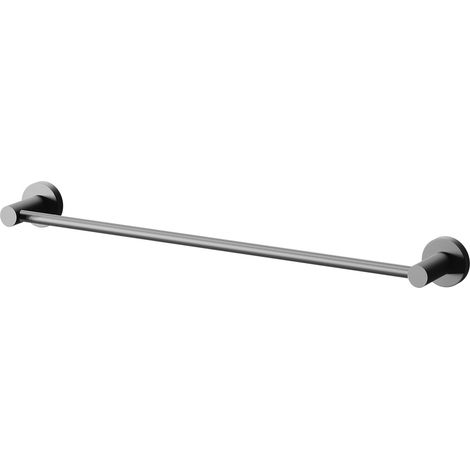 Colore Matt Black Industrial Style Wall Mounted Towel Rail (1/5)
