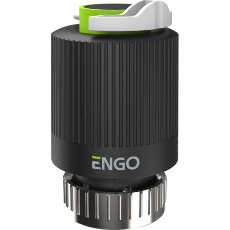 Attuatore termoelettrico ENGO E30NC-230, M30x1,5, nero, 230V