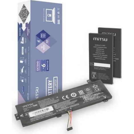 Batterie - 3950 mAh - 30 Wh - 7,6 V - Compatible Lenovo BC/LE-510 - 1 Pièce (1/3)