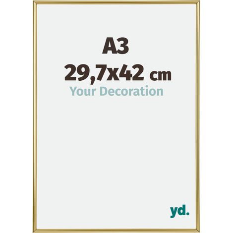 yd. - Cadre photo A3 29.7x42 - Or - Plastique - Annecy (1/5)