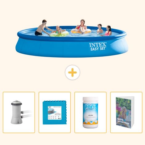 Intex Piscine Easy Set Ronde - 457x84 cm - 5-pièces SCB114 (1/5)