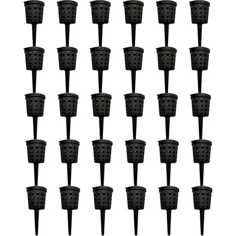 30 Pièces Boîte Engrais Bonsai avec Un Couvercle-Noir Plastique Paniers À Engrais Outil Bonsaï pour la Plantation de Jardin Agricole, paniers d'engrais pour bonsaï (1/5)