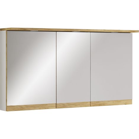LED Bad Spiegelschrank 59x110x23 Cosila