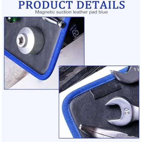Tapis magnétique à outils, aimants puissants pour atelier, garage, maison, pour maintenir les petites pièces métalliques, outils, vis, écrous, boulons, 32,5 x 24,5 cm (1/3)