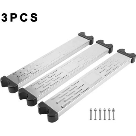 3PCS Pédale d'échelle de Piscine Echelle de Sécurité Marches D'Echelle pour Piscine 50x7.5x2.5cm en Acier Inoxydable (1/4)
