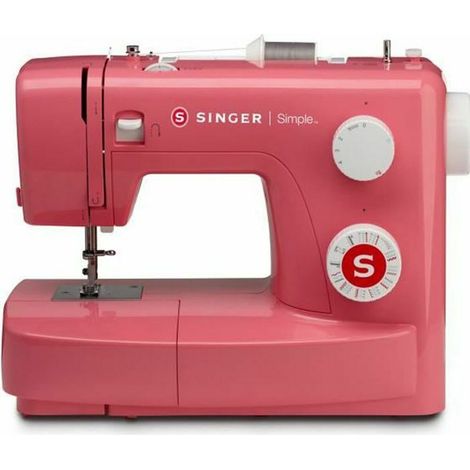 Singer Macchina per cucire a braccio libero Simple 3223 Rosso (1/5)