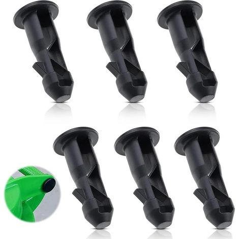 Lot de 3 paires de goupilles de charnière en plastique noir pour poubelle commerciale 240 l (1/5)