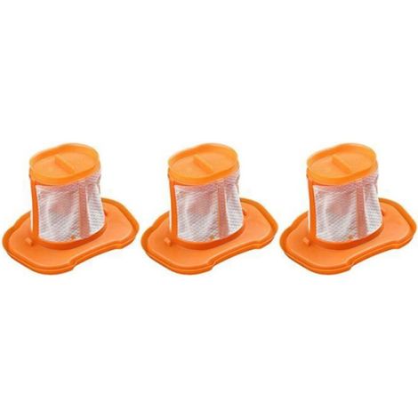 Filtres de rechange pour aspirateur sans fil Black & Decker Dustbuster BHHV320B, BHHV320J, BHHV520BF, BHHV520BFP, Orange Lot de 3 (1/4)