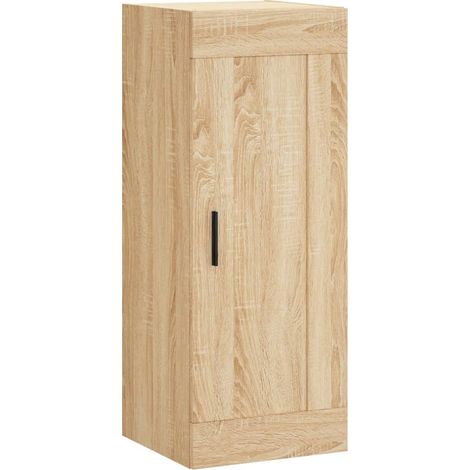 Armoire murale Salon,Meuble bas de Rangement,Meuble TV chêne sonoma 34,5x34x90 cm bois d'ingénierie -26883 (1/5)