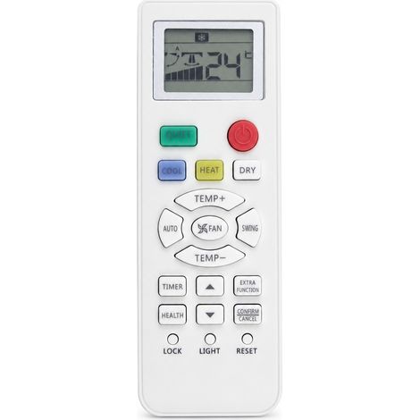 Télécommande de Climatisation Compatible avec Haier 0010401715B YR-W08 YL-W08, Sans Configuration (1/5)