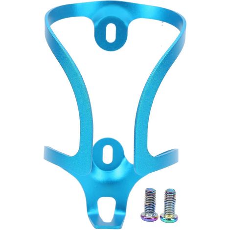 Porte-bouteille intégré pour VTT, support pour gourde de vélo, accessoires de cyclisme, bleu (1/5)