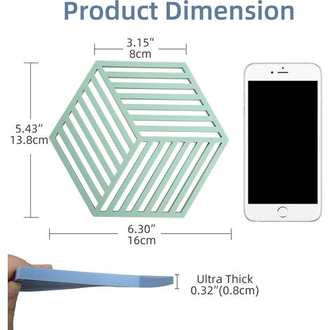 Tapis de protection pour plan de travail silicone antidérapant (1/4)