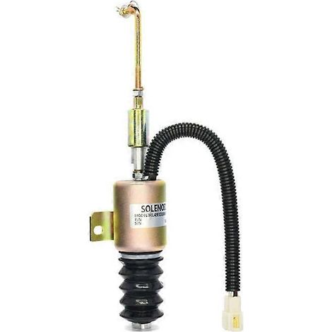 HL49331000144 Électrovanne de coupure de flamme 12 V, interrupteur de coupure de flamme moteur, vanne de déconnexion d'huile pour (1/4)